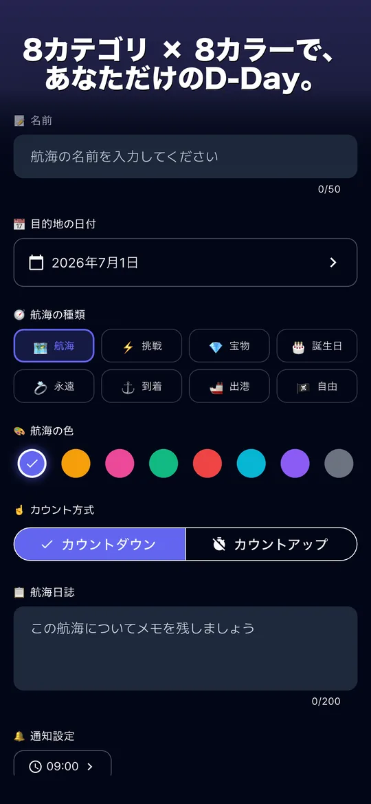 PiPi D-Day — どんな日も登録