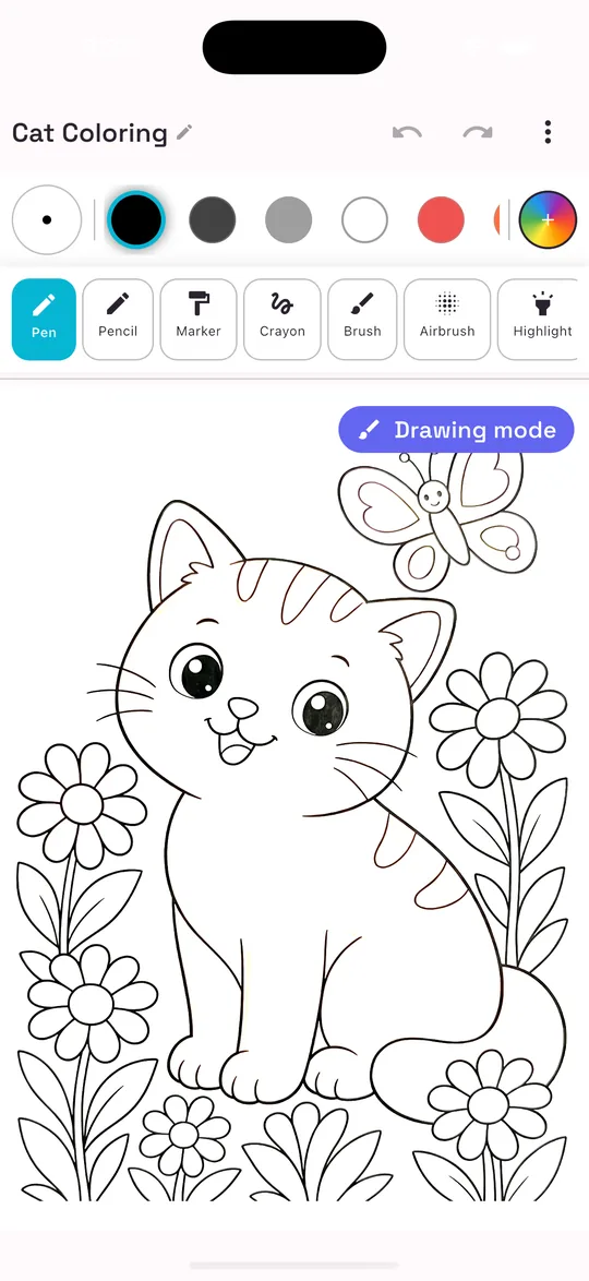 PiPi Draw — Color it by hand